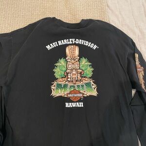 Harley-Davidson Black Long Sleeve Shirt